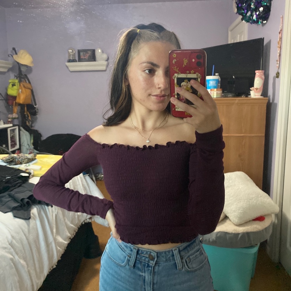 Hollister off the shoulder top
